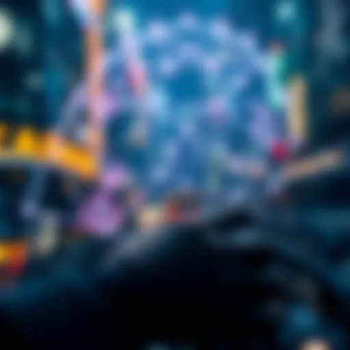 Visual representation of blockchain technology