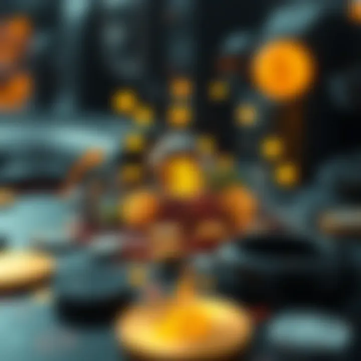 Exploring the Cryptocurrency Ecosystem Infographic depicting the ecosystem of cryptocurrency