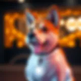 Visual representation of AI-driven cryptocurrency