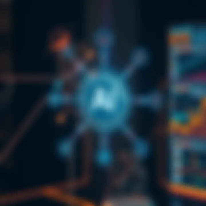 Graphical representation of risk management through AI tools