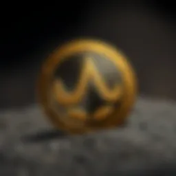Aleo coin symbol showcasing its unique design