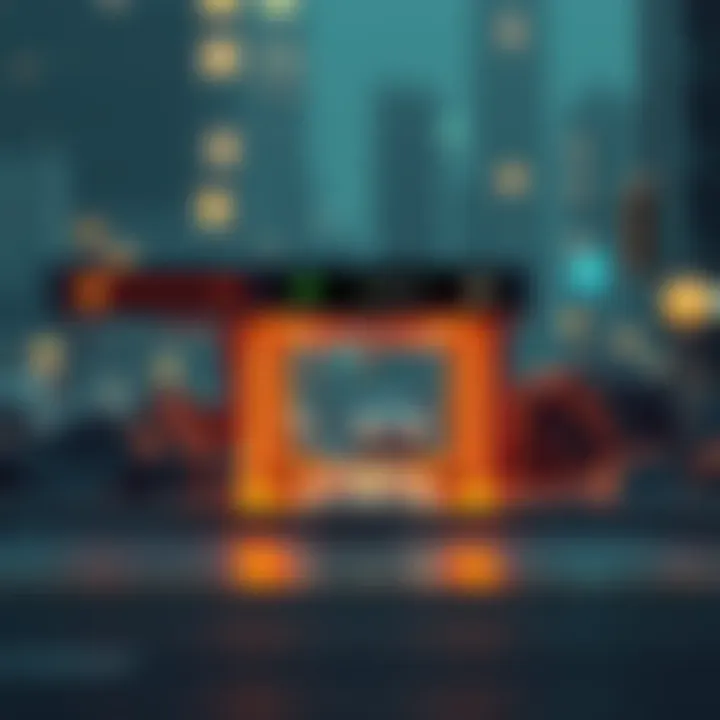 Conceptual illustration of altcoin payment gateways