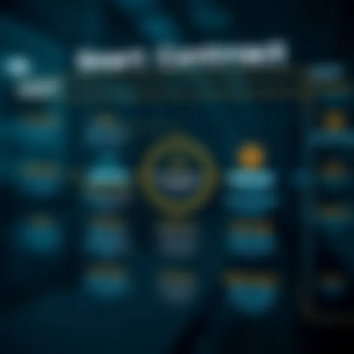 Diagram showcasing audit procedures for smart contracts