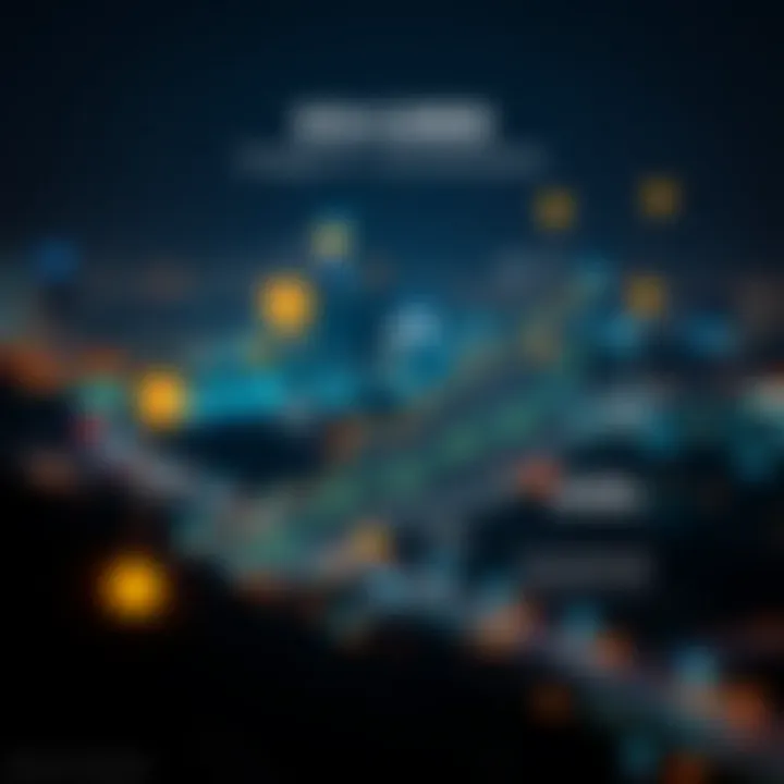 Infographic depicting sustainable growth strategies for AUM