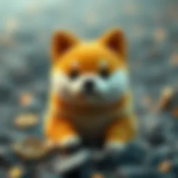 An illustration showcasing Baby Doge cryptocurrency logo.