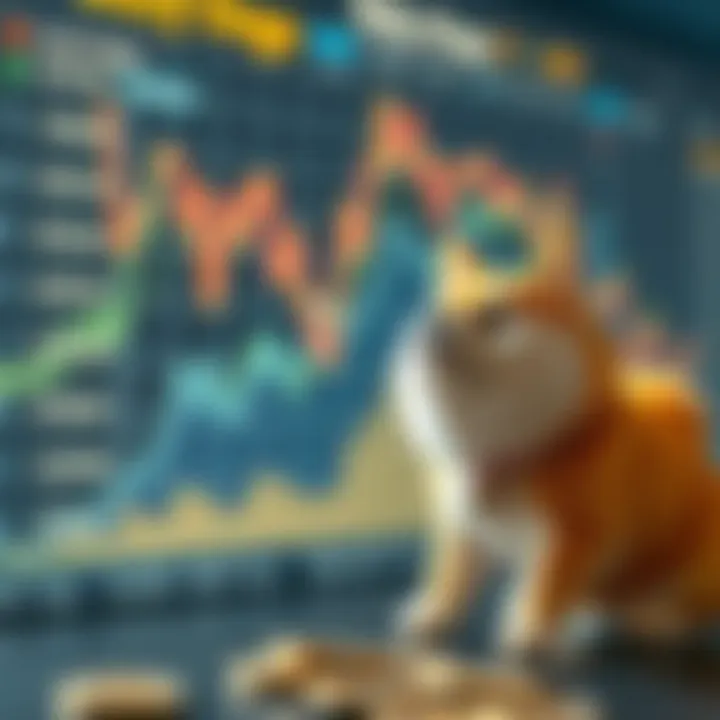 Graphical representation of Baby Doge's market trends