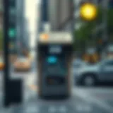 Bitcoin ATM in urban setting