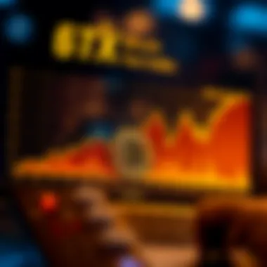 Graph showcasing Bitcoin fear index trends over time