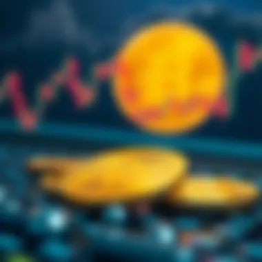 Market Influence of Bitcoin's Initial Price Visual representation of market impact post-first Bitcoin price