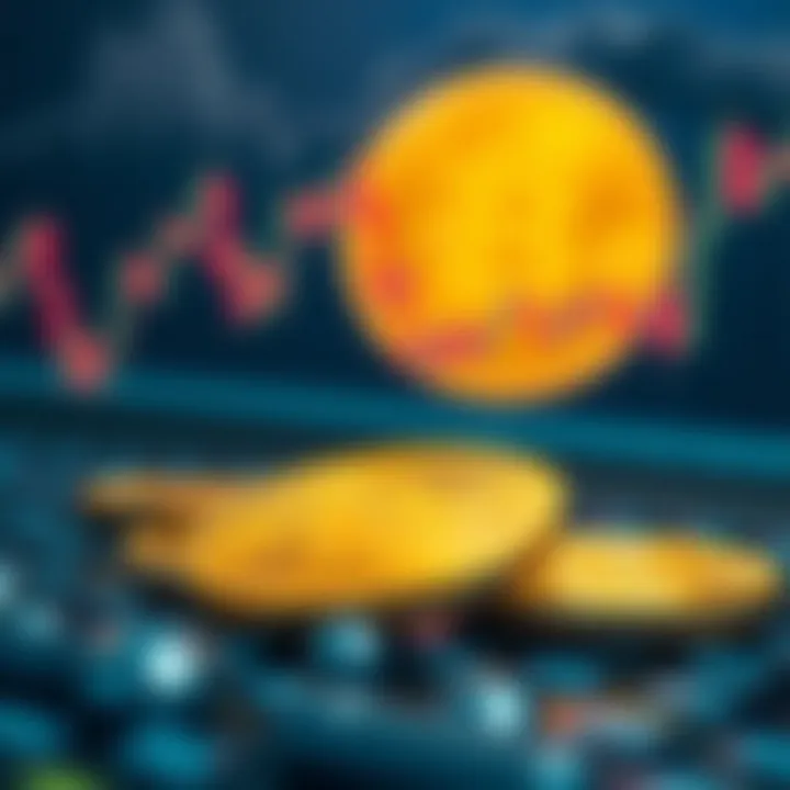 Market Influence of Bitcoin's Initial Price Visual representation of market impact post-first Bitcoin price