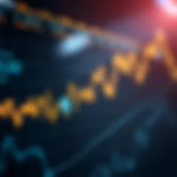Graph showing Bitcoin price fluctuations against USD over time