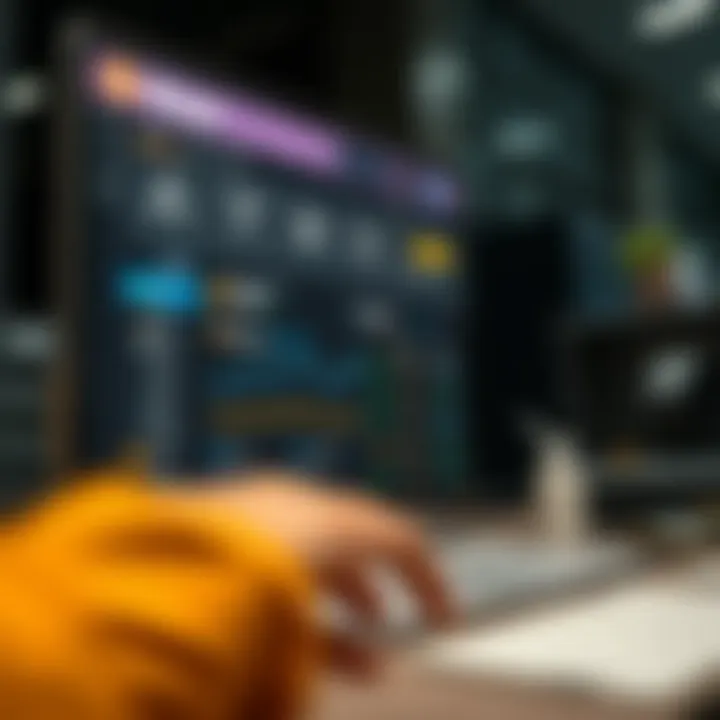 User interface of Bitget platform