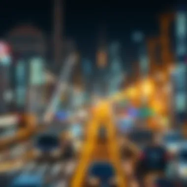 Illustration of blockchain's influence on various industries.