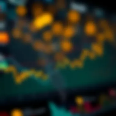 Graph showing investment trends in blockchain technology