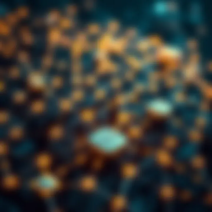 The Power of Blockchain Technology Blockchain network depiction illustrating connectivity