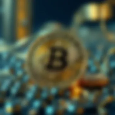 Blockchain technology illustration related to CTC Coin