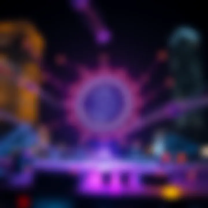 Blockchain technology representation