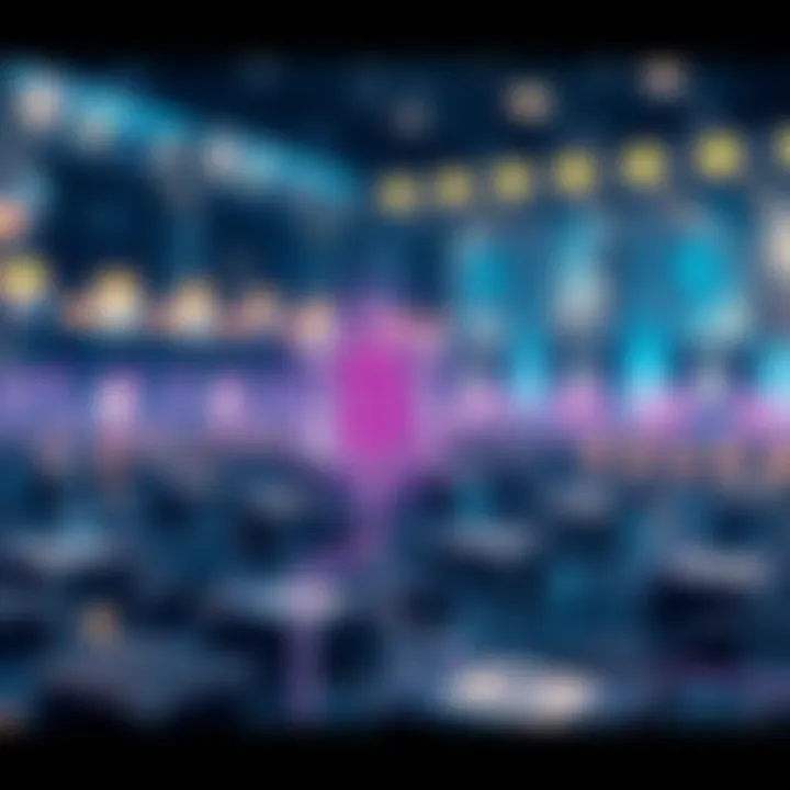 Illustration of blockchain technology in Web 3.0