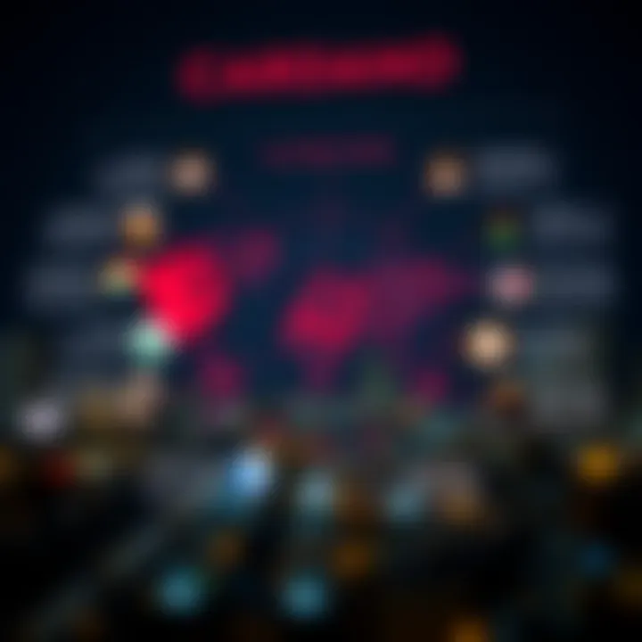 Diverse Applications of Cardano Technology Chart showcasing use cases of Cardano in various industries