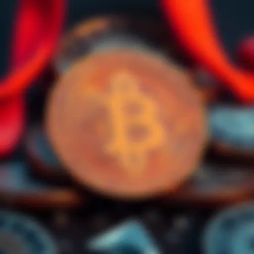 Conceptual representation of celebrity coins in cryptocurrency