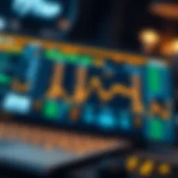 Innovative blockchain platform interface showcasing asset transactions