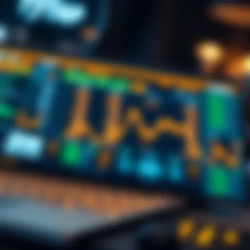 Innovative blockchain platform interface showcasing asset transactions