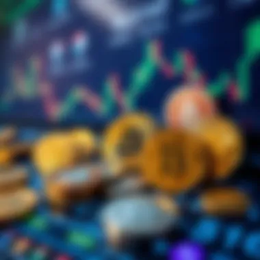 Diverse cryptocurrencies displayed on a digital platform