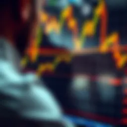 Intricate cryptocurrency trading chart analysis