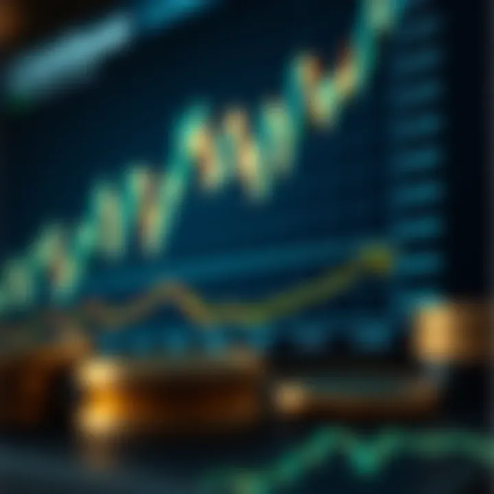 Graph illustrating the performance of cryptocurrencies on Coinbase Pro