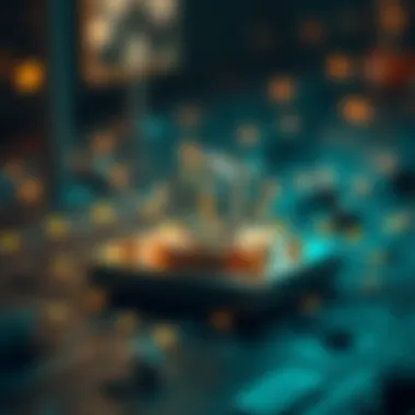 Understanding Consensus in Blockchain A graphical representation of blockchain technology showcasing consensus mechanisms