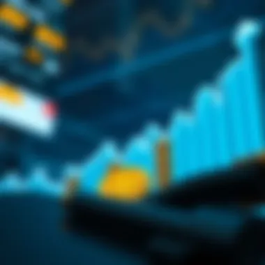 Visual depiction of cryptocurrency market growth