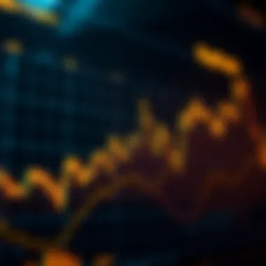 Graph illustrating cryptocurrency market trends