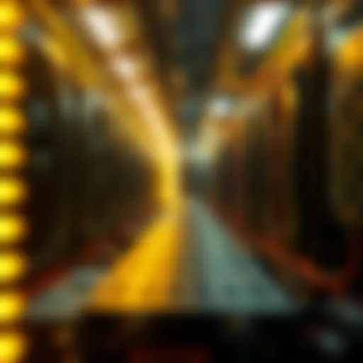 A graphical representation of cryptocurrency mining operations