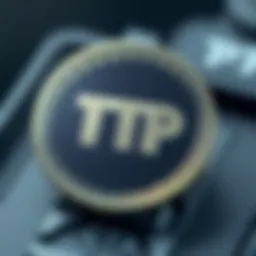 Conceptual representation of CTP token in digital finance