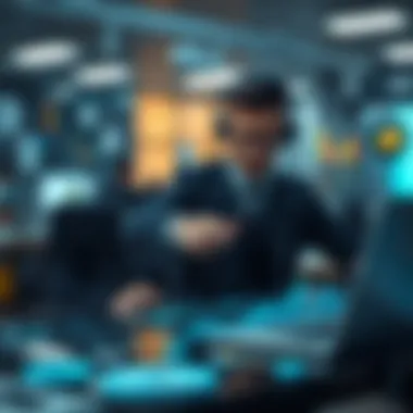 Data-driven decision making concept with modern technology