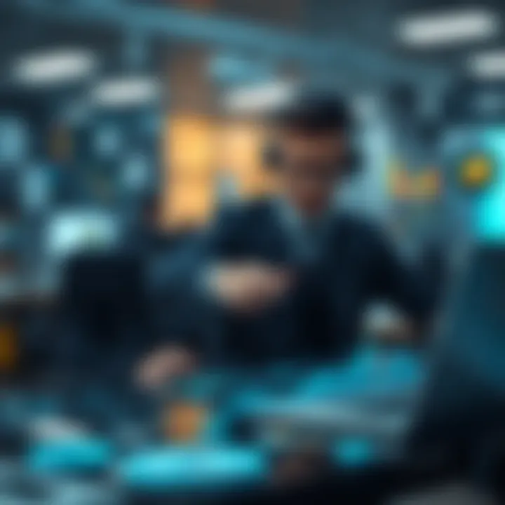 Data-driven decision making concept with modern technology