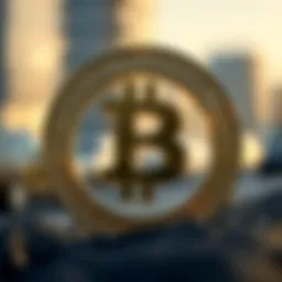 Symbol of decentralized finance showcasing blockchain technology