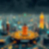 Visual representation of decentralized finance ecosystem