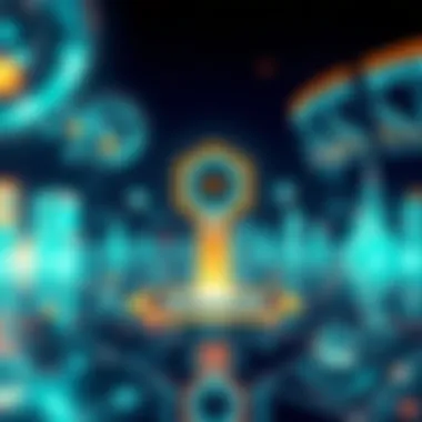 DeFi Ecosystem Visualization Visual depiction of the ecosystem created by blockchain in finance
