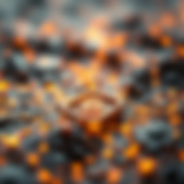 Blockchain Technology Evolution Abstract concept of blockchain technology