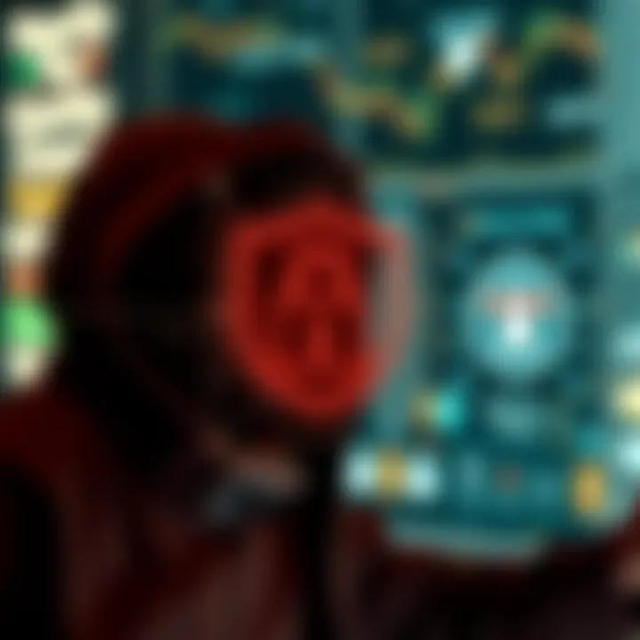 Secure digital environment illustrating ID protection