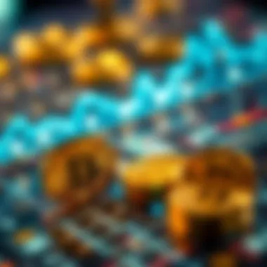 Visual representation of digital transactions using altcoins