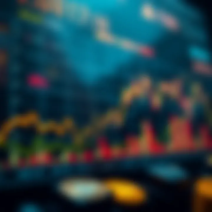 A detailed chart showcasing the market trends of dollar coins