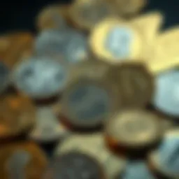 An overview of dollar coins with various designs and historical significance