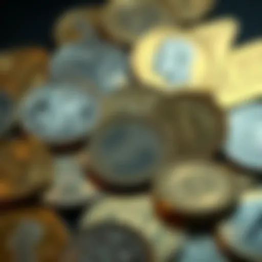 An overview of dollar coins with various designs and historical significance