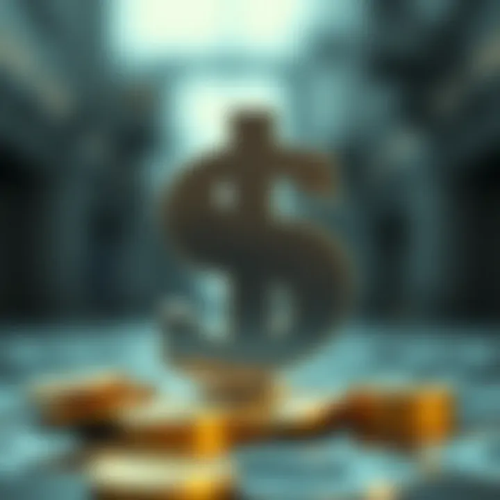 Symbol of dollar investment