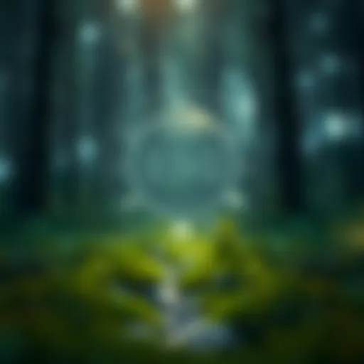 Illustration depicting the interconnectedness of environment, society, and governance