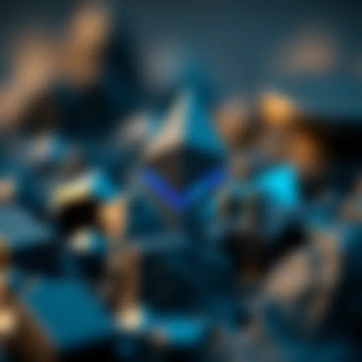 Conceptual illustration of Ethereum gas fees