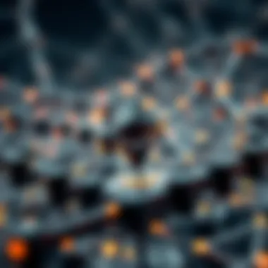 Futuristic representation of Ethereum network evolution