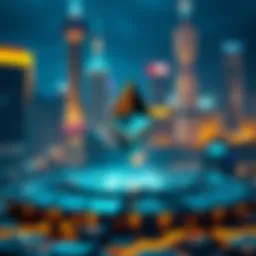 A visual representation of Ethereum's Shanghai upgrade